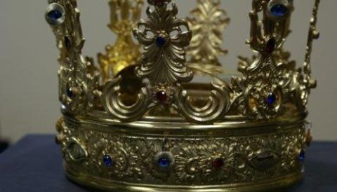 centrotavola in ottone