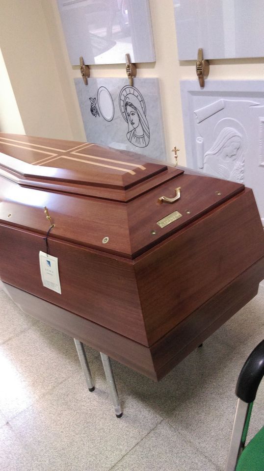 Dettaglio di una bara