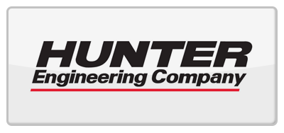 The hunter engineering company logo is on a white background.