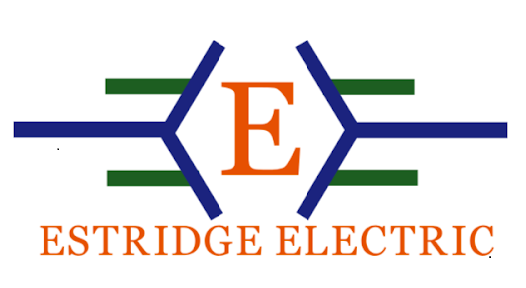 Logo for Estridge Electric: orange