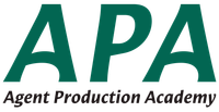 APA logo in green and black with the text “Agent Production Academy” underneath