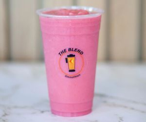 Watermelon Juice, Strawberries, Raspberry Sherbet
