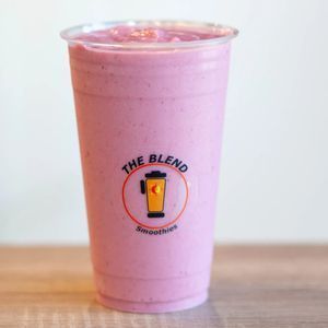 Mixed Berry Juice, Soy Milk, Strawberries, Banana, Frozen Yogurt