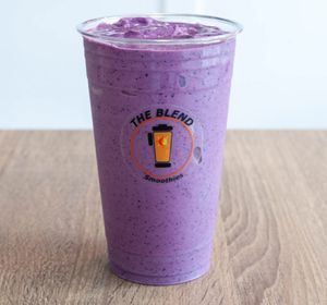 2% Milk, Banana, Blueberries, Frozen Yogurt, Sweet Cream
