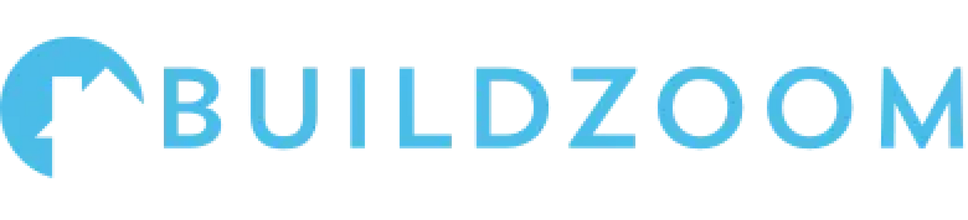 Blue badge featuring a white house icon in a circle, with