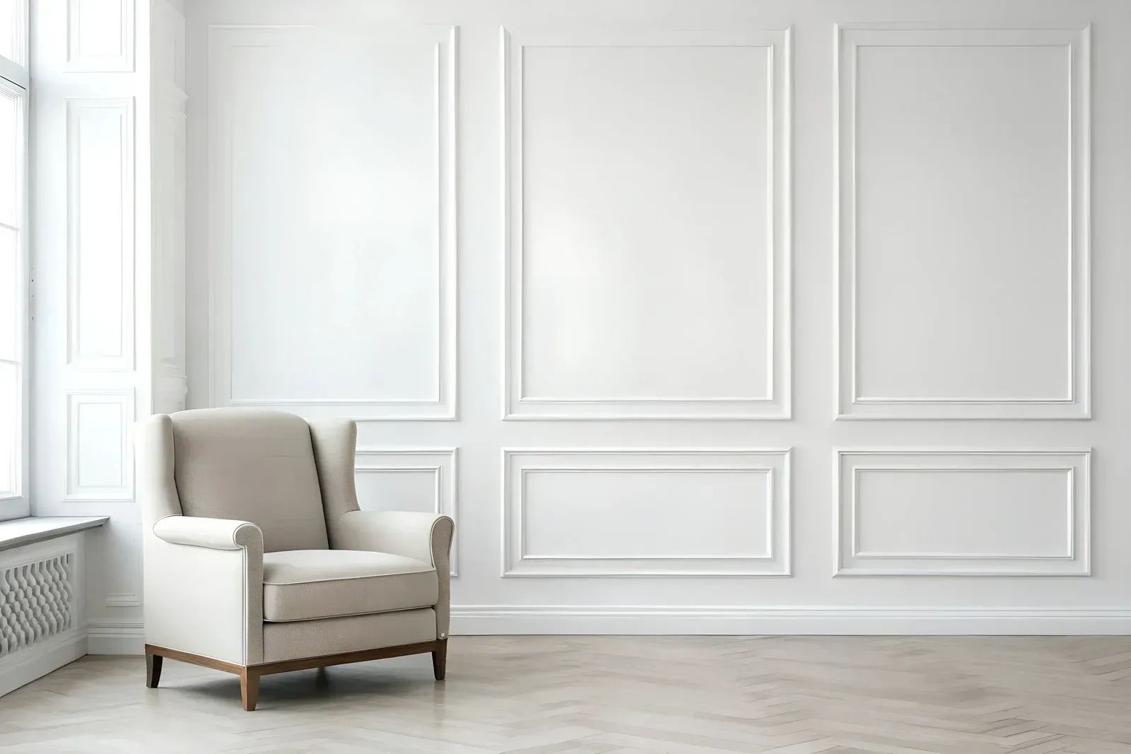 Woman smiling, holding papers, amidst indoor plants. Dark green uniform, bright hallway.