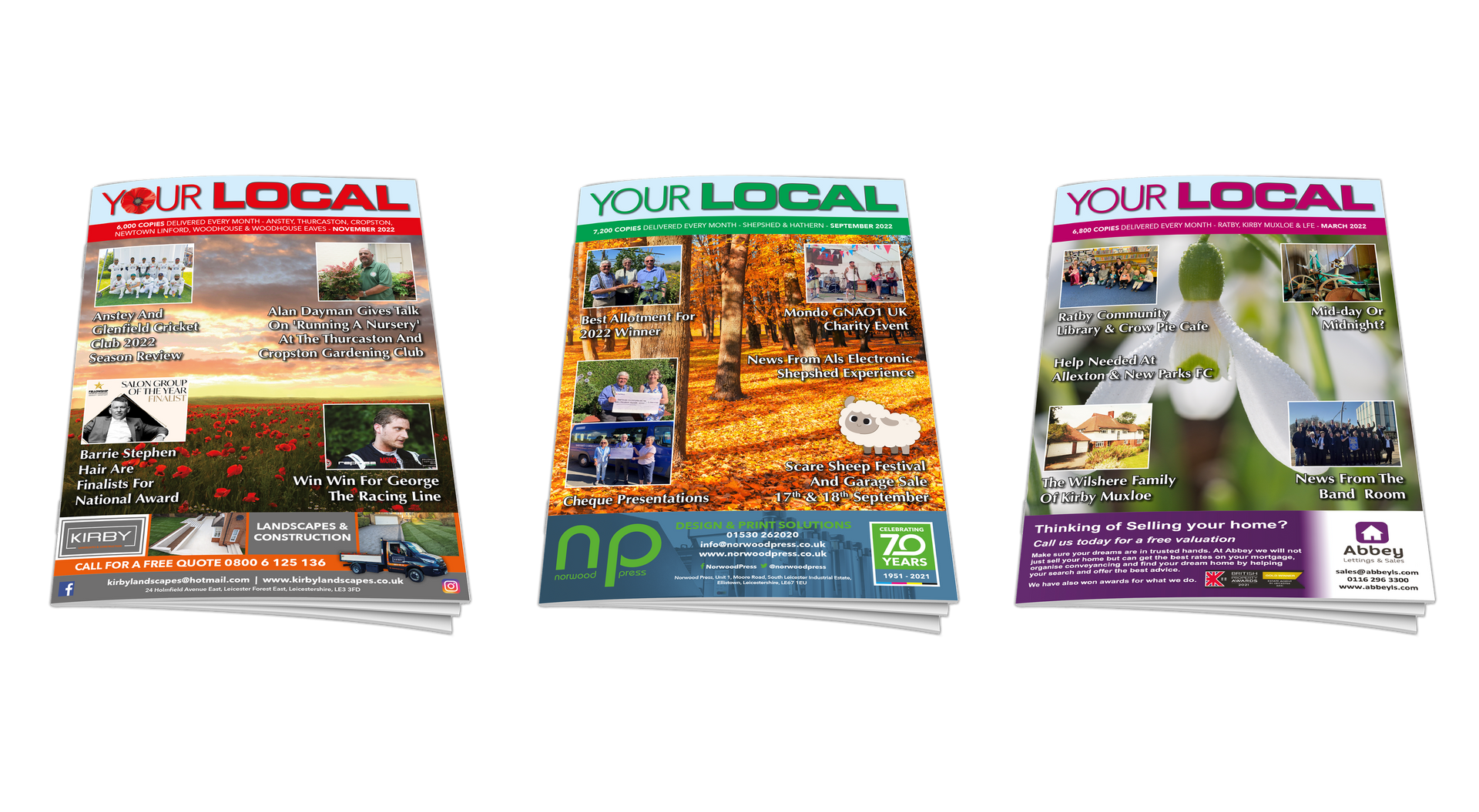 Showing Your Local magazines