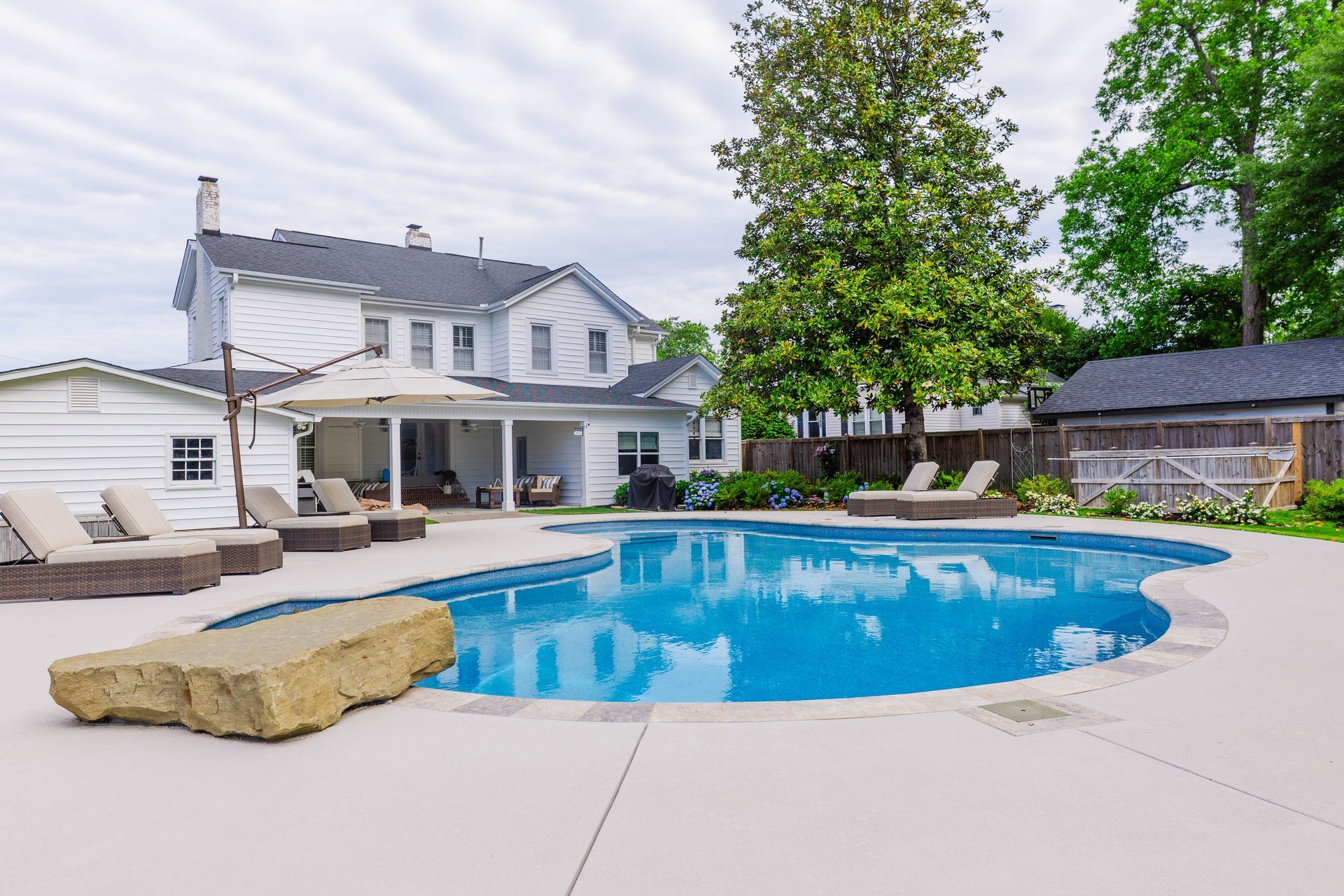 Luxury pool construction Greenville SC