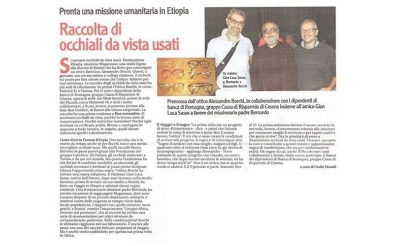 Rassegna stampa di un evento di raccolta fondi