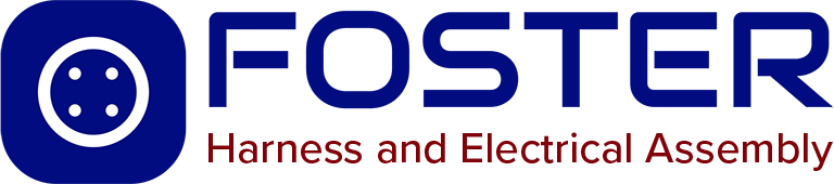 Foster harness and electrical assembly logo on a white background