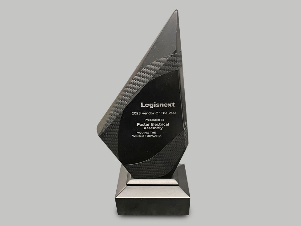 Logisnext 2023 Vendor of the Year Award.