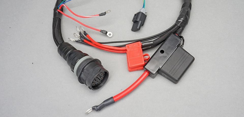 Power generation wire harnesses, cable harnesses and electrical enclosure assemblies. 2