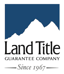 The logo for land title guarantee company since 1967.