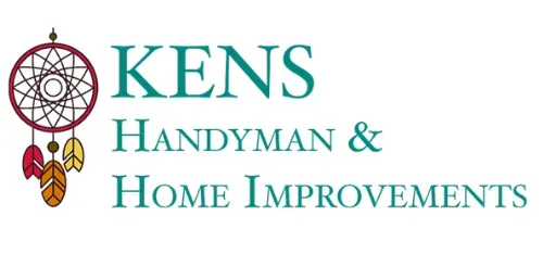 Logo for Kens Handyman and Home Improvements, featuring a dreamcatcher.