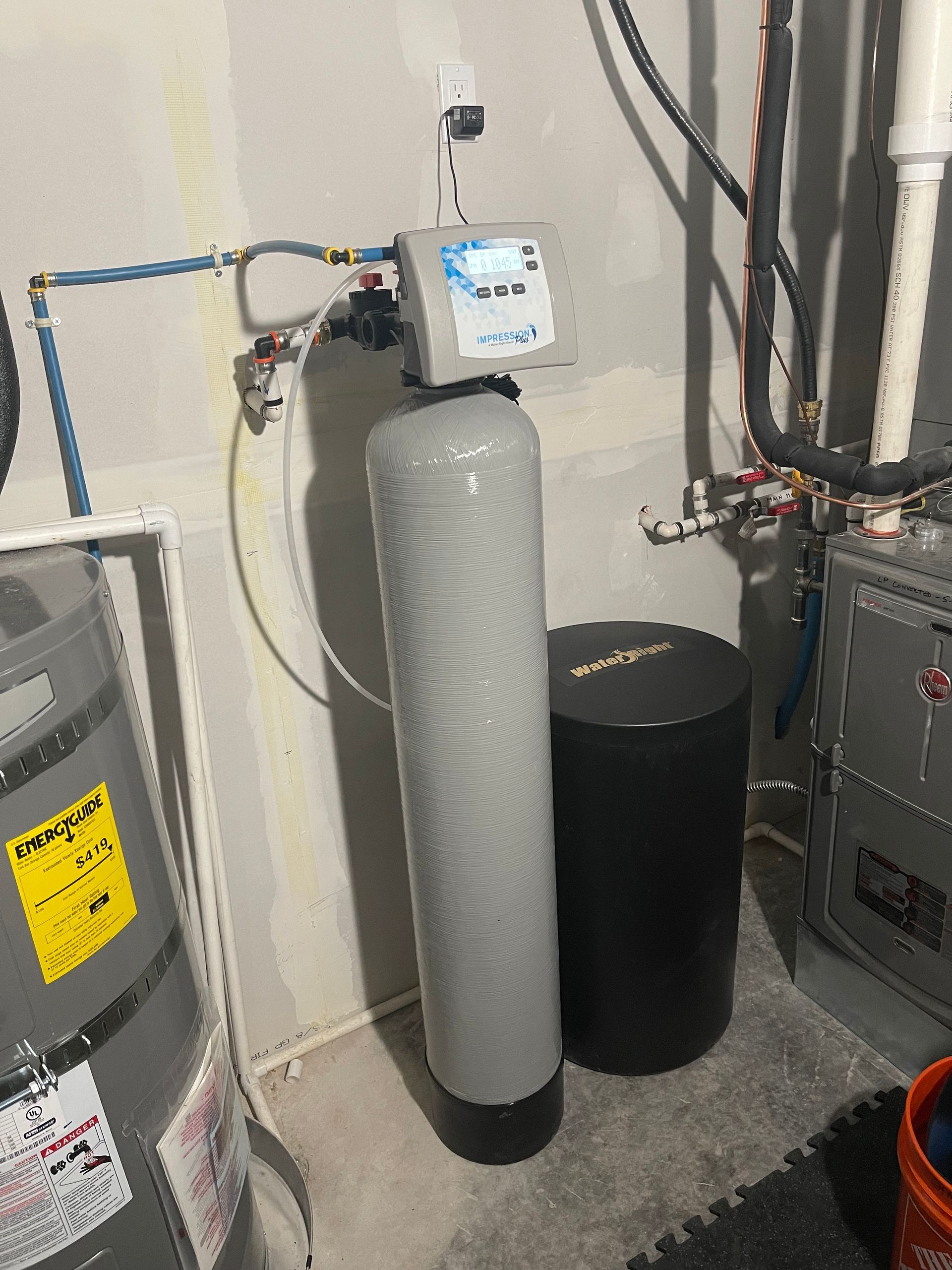 Water filter installation