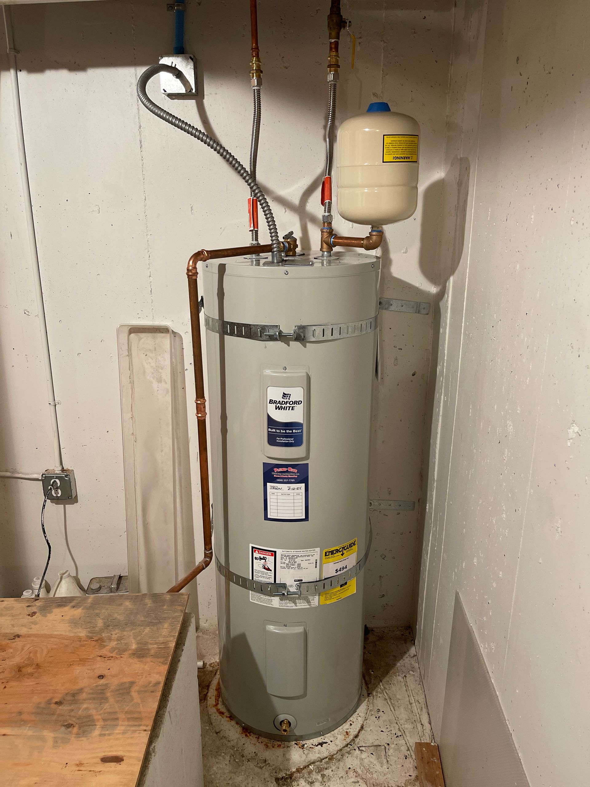 Water heater Installation