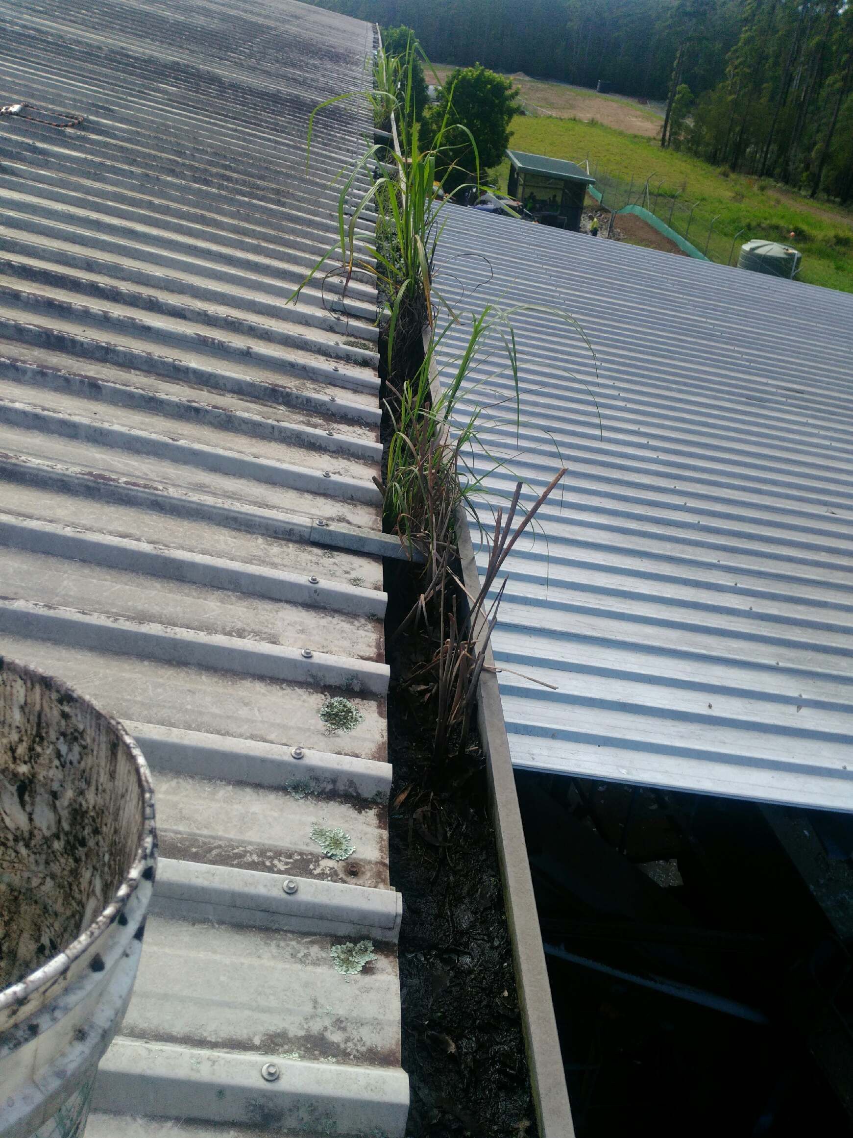 Using Pressure Washer in Cleaning the Roof and Gutter — Complete Pressure Cleaning in Glen Port Macquarie, NSW