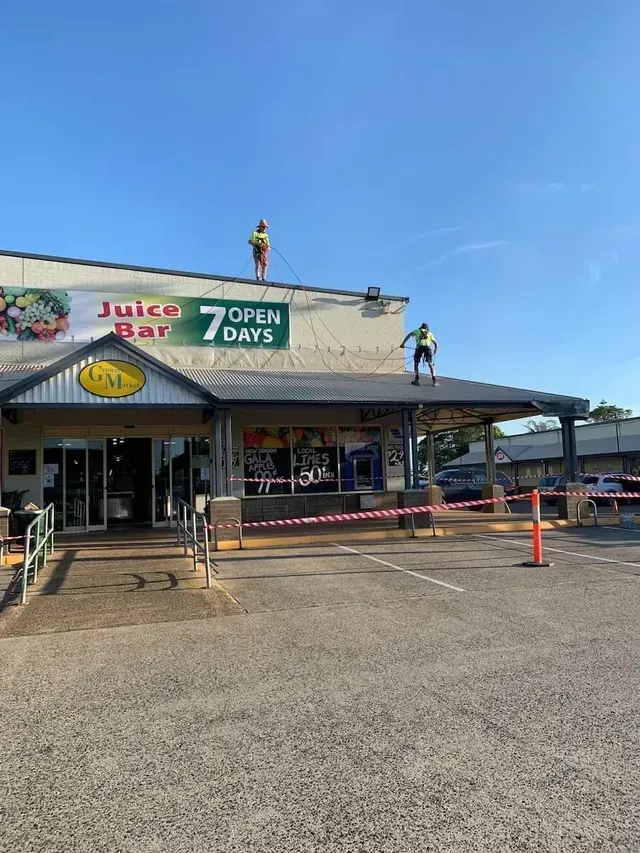 Men Painting the Roof — Complete Pressure Cleaning in Glen Port Macquarie, NSW