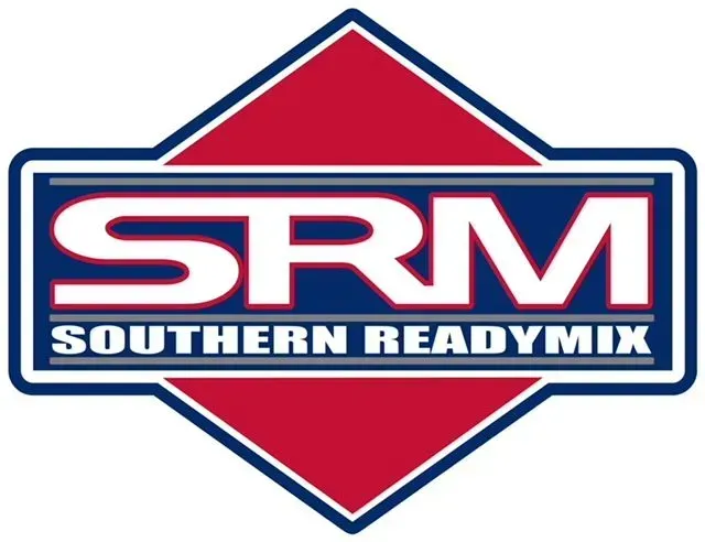 Srm southern readymix logo on a white background