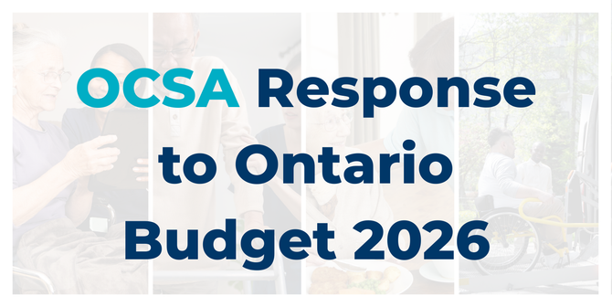 A graphic about OCSA's response to 2026 Budget 