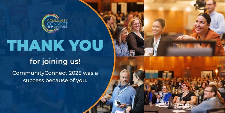 A poster for the community connect 2025 conference