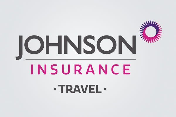 Johnson insurance travel logo on a white background