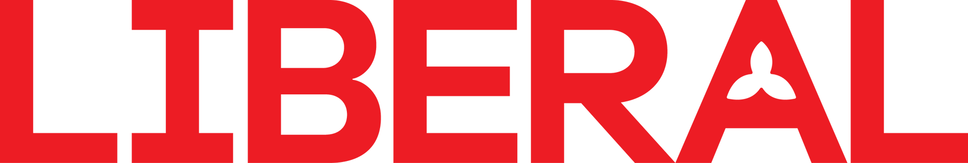 The word liberal is written in red on a white background