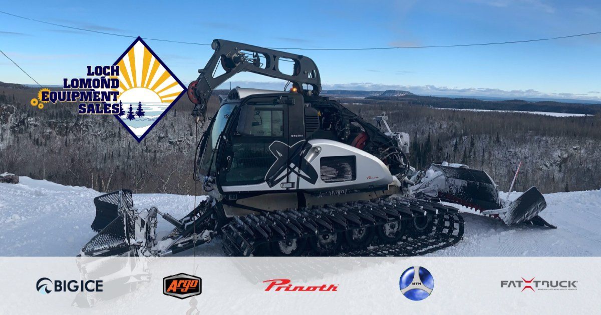 Prinoth Snow Groomers for Ice Roads & Trail Grooming Applications.