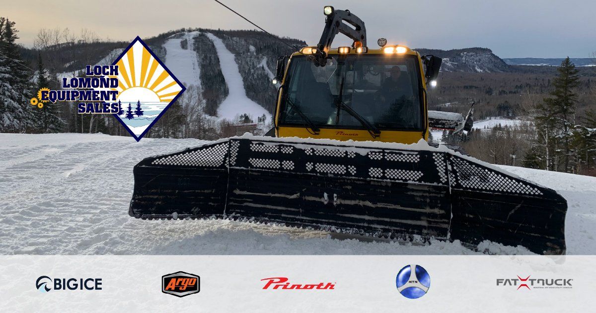 Prinoth Snow Groomers Loch Lomond Equipment Sales in Thunder Bay, Ontario.