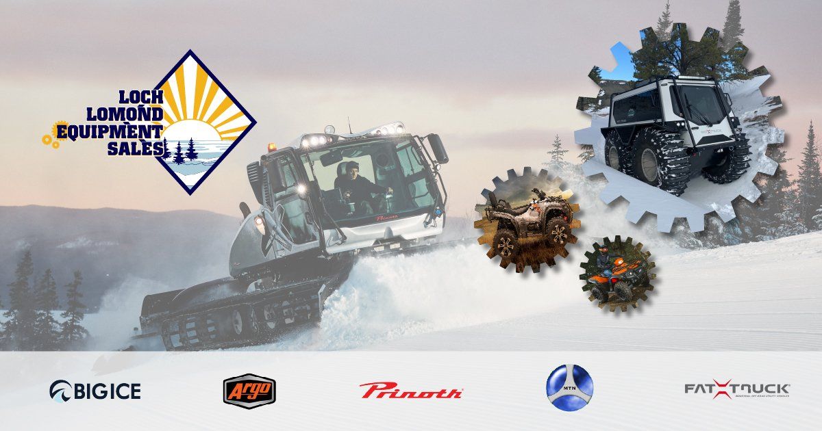 Snow Groomers, Argos & Fat Trucks in Ontario & Manitoba. Loch Lomond