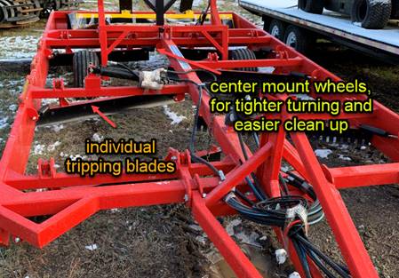 The MTN Trail Drag has 6 individual tripping blades.
