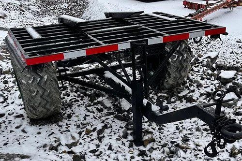 RufDiamond Heavy Duty Off-Road Trailer covered in a light dusting of snow..