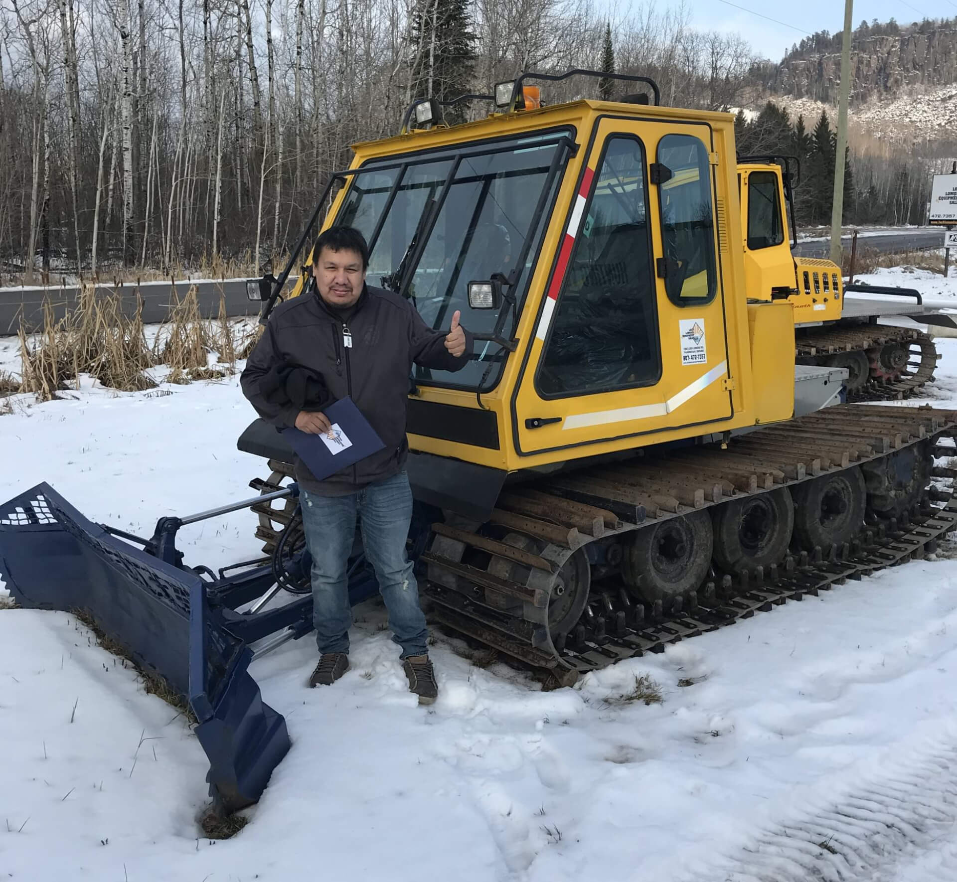 Used, Refurbished Snow Groomers for Ice Roads & Trail Grooming