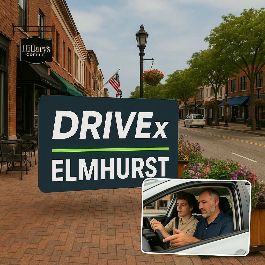 A red youtube icon on a black square on a dark blue background.
DRIVEx Driving School App, Driving lessons and driving instructors nearby for both teen and adult driving lessons behind the wheel in Tampa, Chicago, Orlando, South Tampa, Clearwater, Ruskin, St. Petersburg