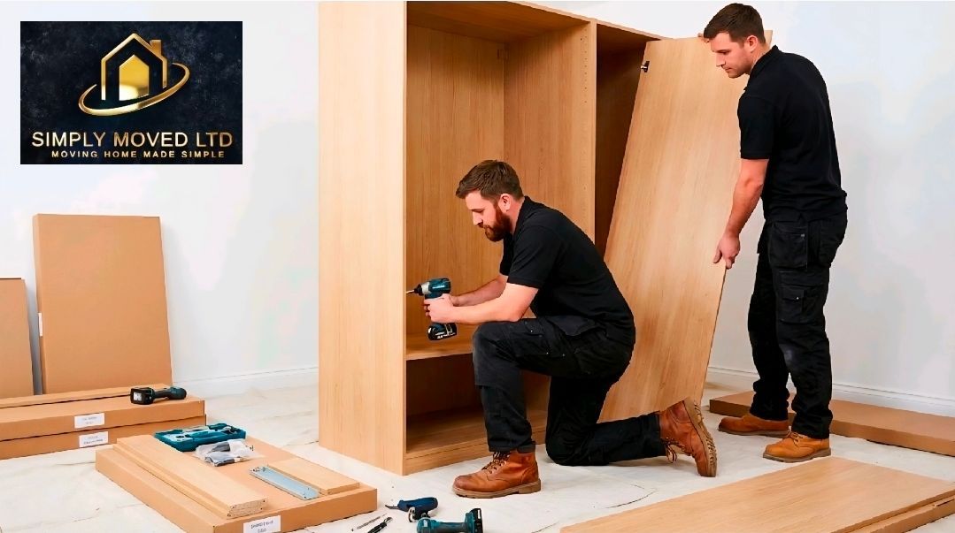 Simply moved ltd workers during Furniture assembly, Furniture builders Ipswich for a customers house move 