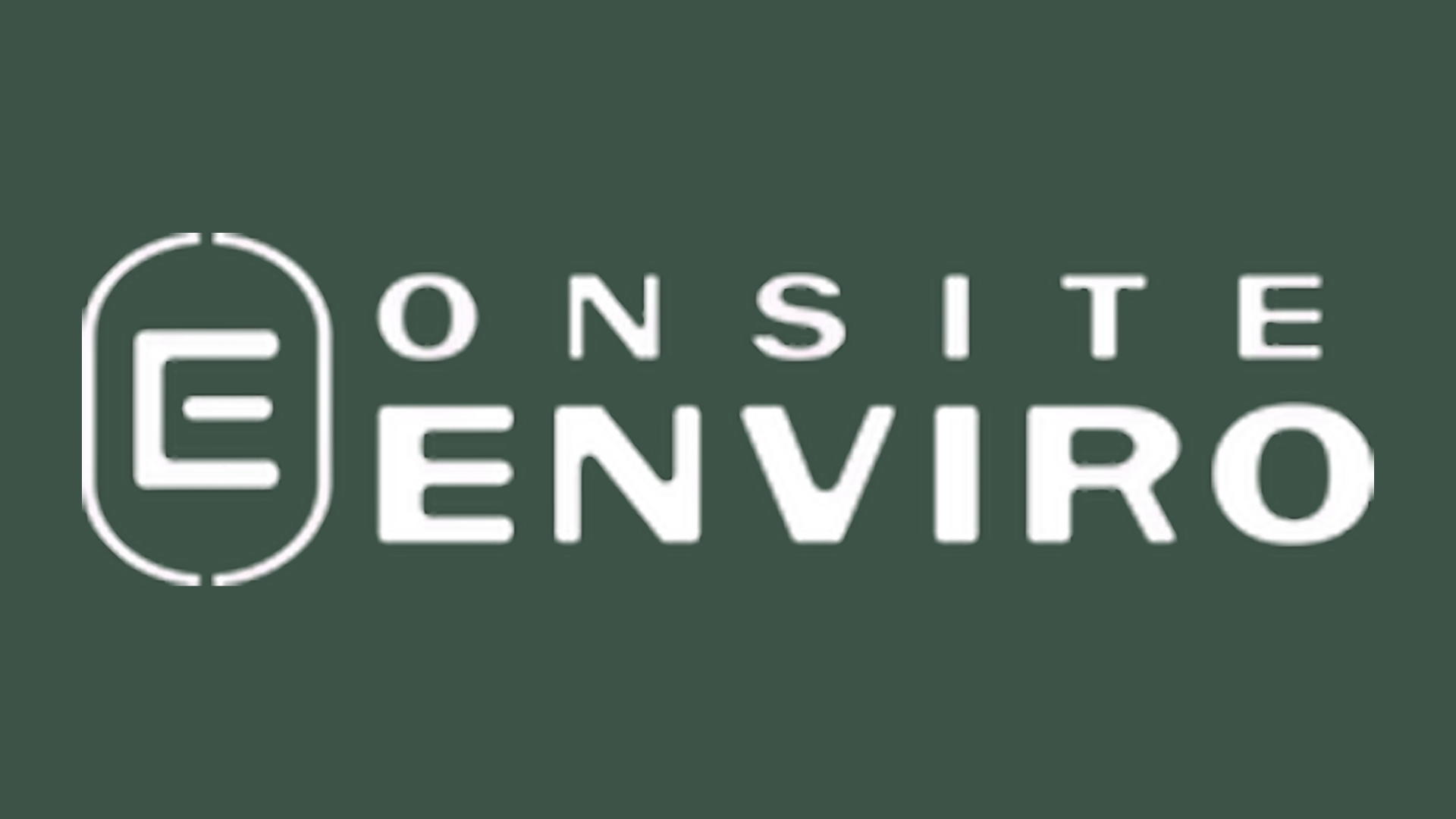 Onsite enviro logo on a green background