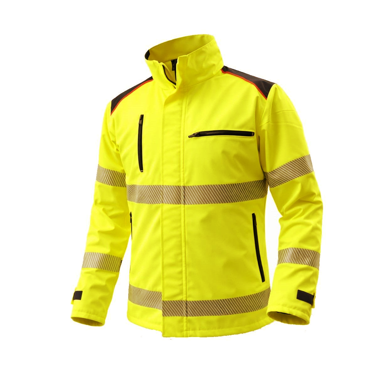 giaccone impermeabile giallo fluo