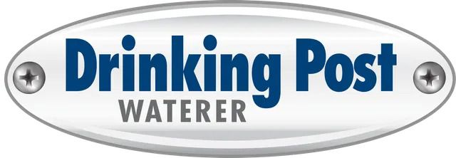 A drinking post waterer logo on a white background.