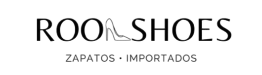 Un logo en blanco y negro para zapatos rool zapatos importados
