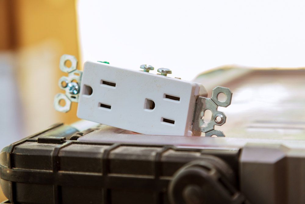 Wall Electrical Socket — CH Electrics in Emerald, QLD