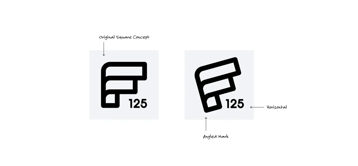 A black and white image of a number 126 on a white background.