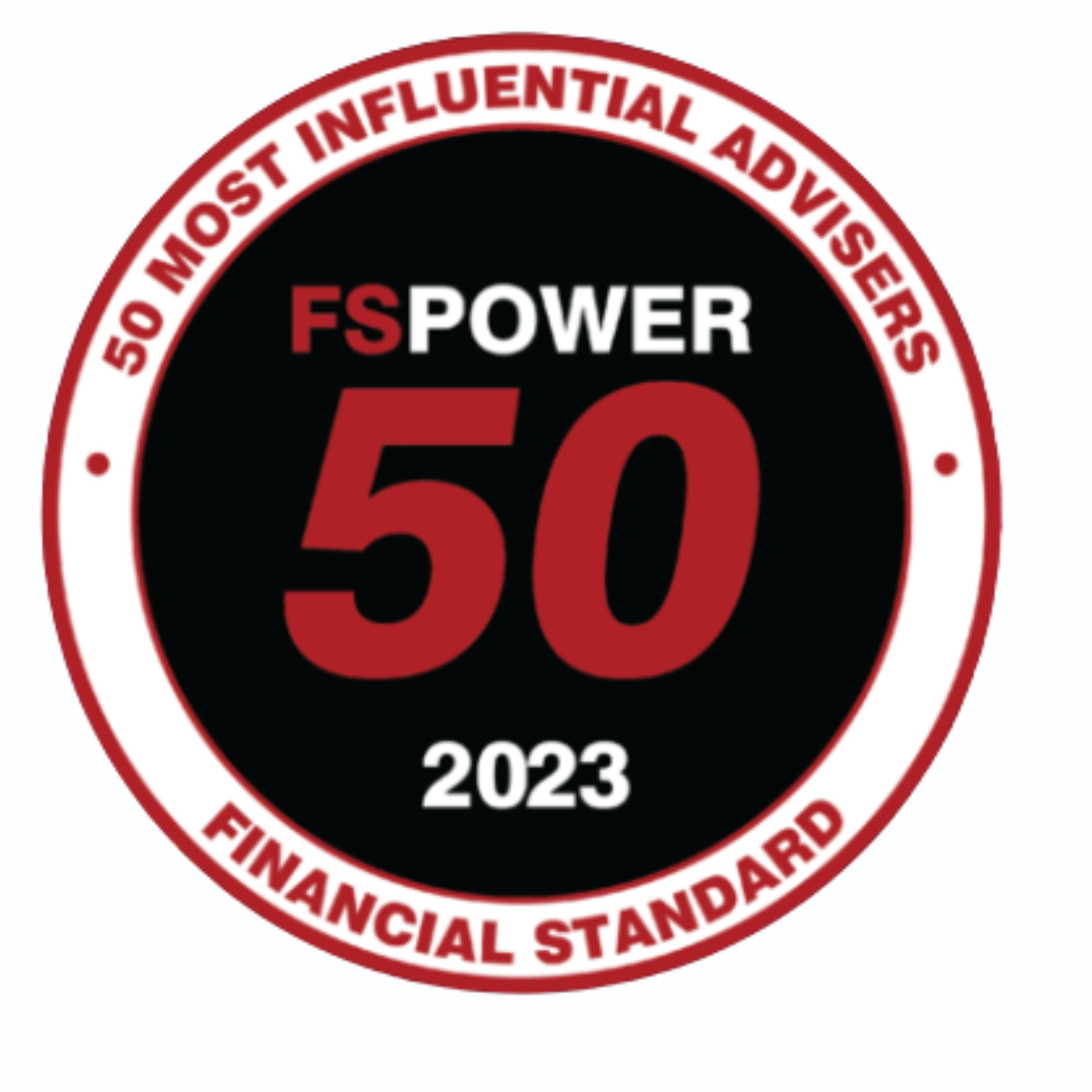 FS Power 50 award badge.