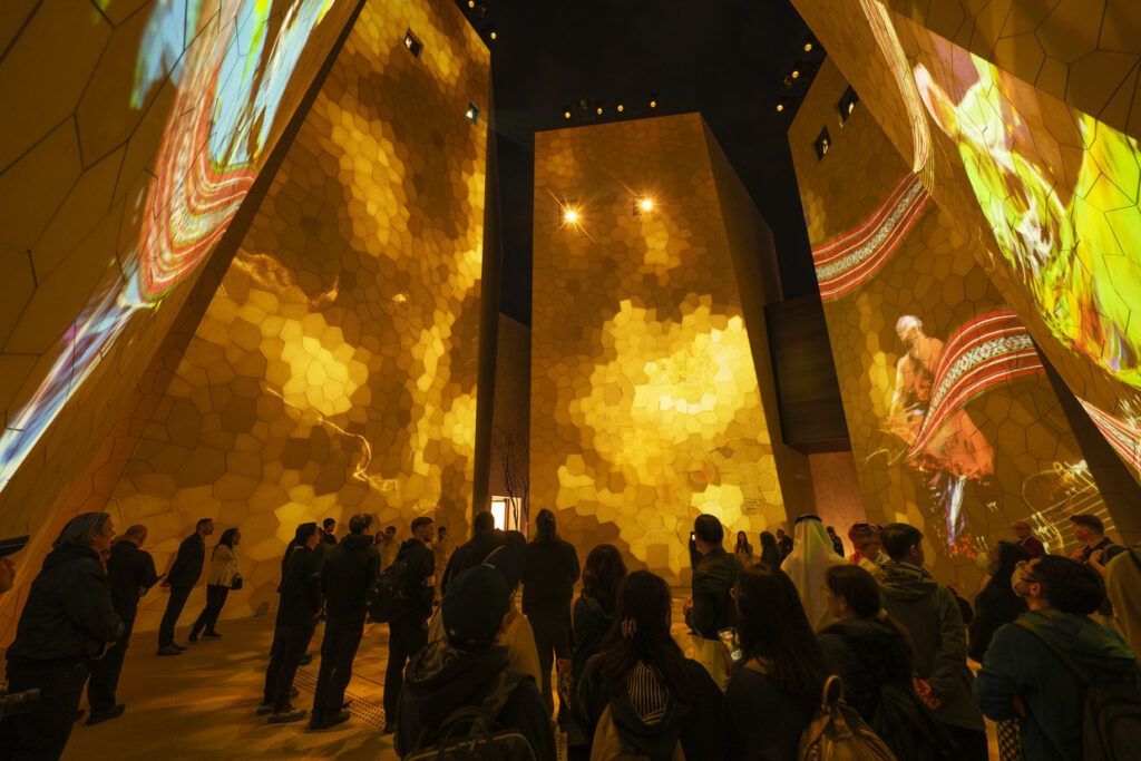 Evening entertainment at Saudi Arabia's pavilion at World Expo 2025 Osaka, Japan