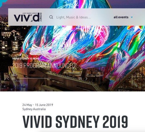 Vivid Sydney - Arts and Cultural Festival - Marketing - Content Producer - Copywriter - Words: Freya Lombardo
