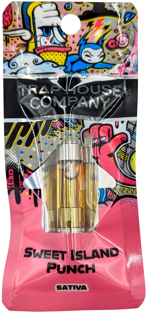 Pink and colorful cart packaging, with