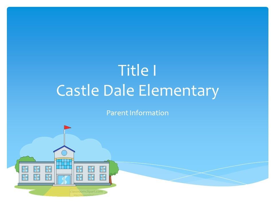 A powerpoint template for castle dale elementary school