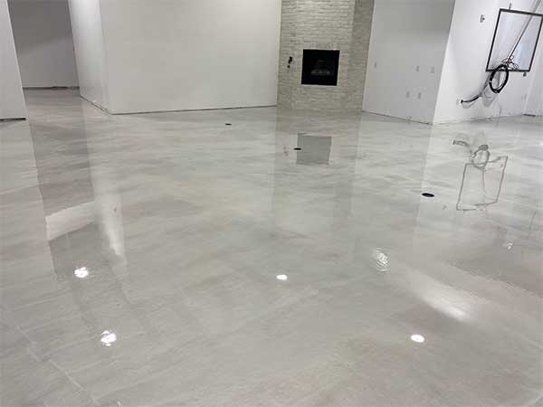 Polished Coated Concrete Floor — St. George, UT — K.C. Concrete Coating