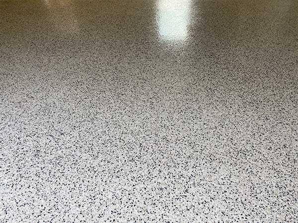Shiny Coated Concrete Floor — St. George, UT — K.C. Concrete Coating
