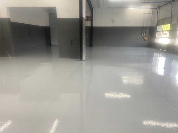 Garage with Coated Concrete Floor — St. George, UT — K.C. Concrete Coating