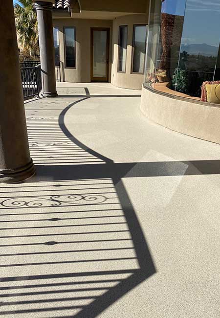 Coated Exterior Concrete — St. George, UT — K.C. Concrete Coating